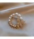 XSB083 - Elegant Pearl Saree Brooch